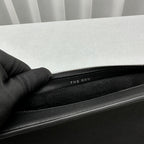 The Row 2025 Slouchy Banana 34cm Black Leather