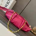 Loewe Small Dumpling Bag 35 Dark Pink Calfskin 280641
