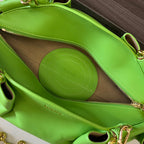 Loewe Small Dumpling Bag 35 Green Calfskin 280643