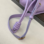 Loewe Small Dumpling Bag 35 Light Purple Calfskin 280649