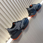 HM Giga 50 Sneaker H Black White Canvas Black Goatskin