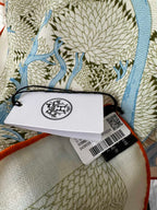 Retourala Nature Hermes Scarf 140 CM Green Gray Colorful Silk