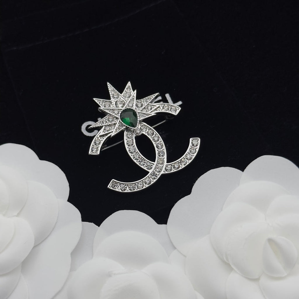 CC Brooch Silver 179446