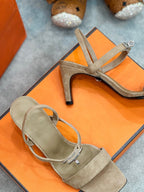 Glamour 75 Sandal Light Brown Suede