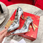 CL So Kate Pumps 120 mm Crepe Satin Gray