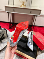 CL So Kate Pumps 120 mm Crepe Satin Gray