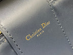 CD Signature Vanity Blue Calf Leather Cotton
