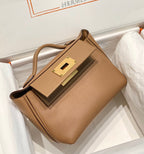 HM 24/24 Mini Bag 21cm Brown Evercolor Gold Hardware