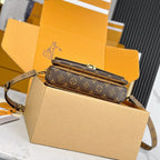 LV Pochette Metis Brown mix Ginger Brown Monogram Reverse Canvas 204264