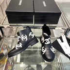 CC Rainboots Black with Embossed Logo Rubber 204070