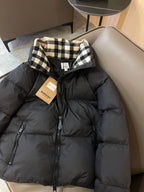 Burberry 25 Short Jacket Black Down Nylon