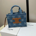 SMALL CABAS THAIS BLUE DENIM 25