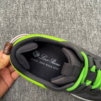 LP BRUNELLO SNEAKERS MULTI-IRON AND CHARTREUSE MESH CALFSKIN