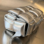 MINI CASSETTE 18 IN SILVER LAMBSKIN