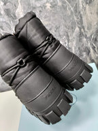 PRA RE-NYLON GABARDINE APRÃˆS SKI BOOTIES BLACK