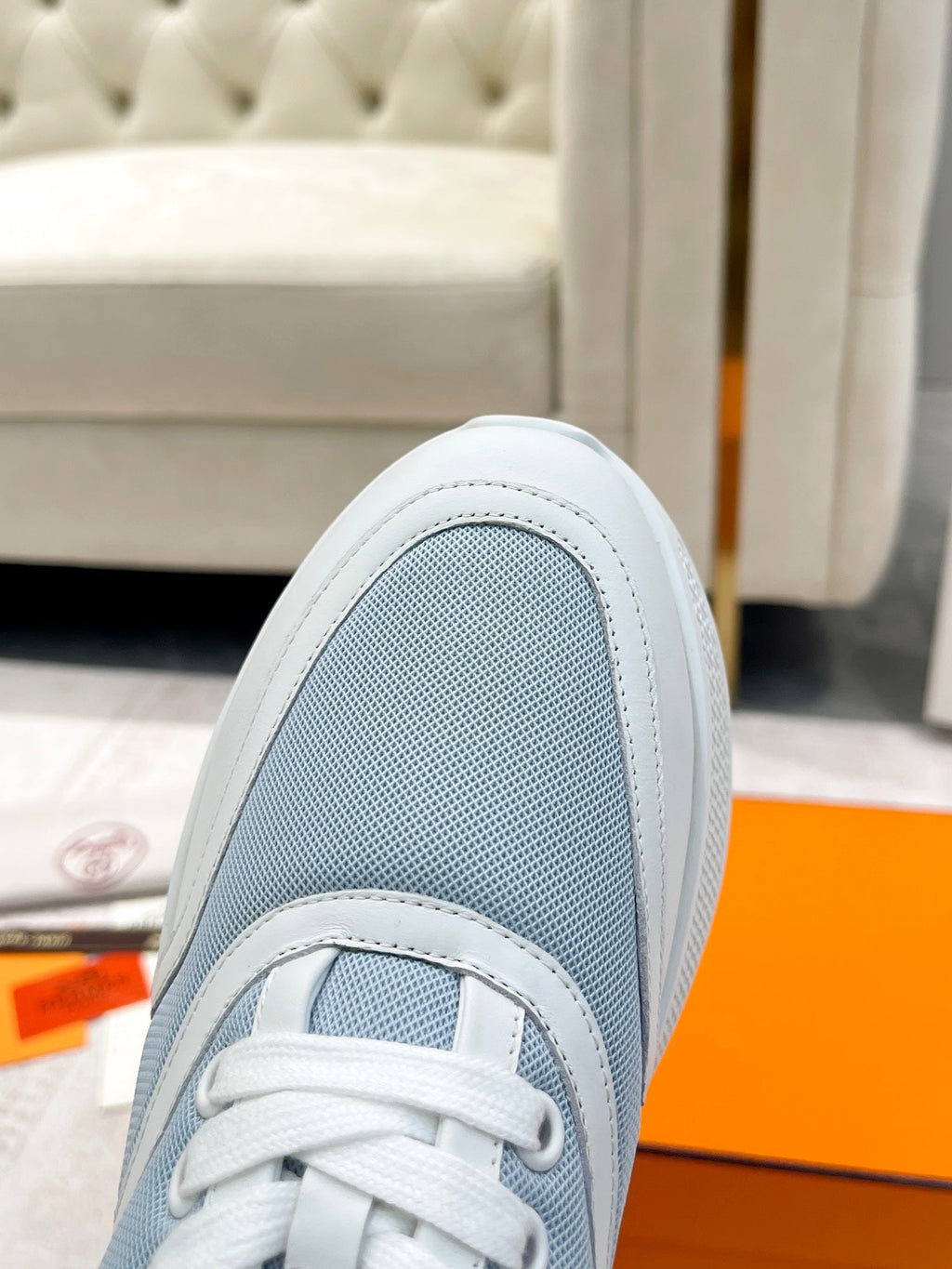 HM Giga Sneaker Baby Blue Fabric 206286