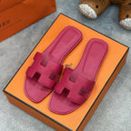 0ran sandal ruby red epsom goatskin