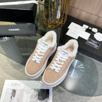 CC Sneaker Light Brown Suede With Fleece Lining  944566