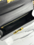 MONTAIGNE 25 BAG IN BLACK CALFSKIN
