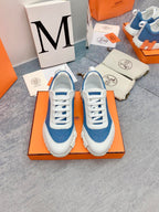HM Bouncing Sneaker In Blue Denim Fabric  106453