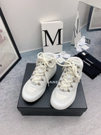 CC Sneaker Boots In White Calfskin  148775
