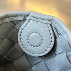 SARDINE 20 WITH CHAIN IN LIGHT GREY LAMBSKIN