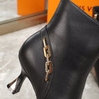 LV Sparkle Ankle Boot 65mm Black Lambskin