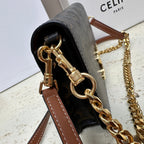 celin multipochette 20 triomphe canvas tan calfskin