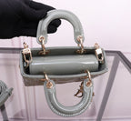MICRO LADY D-JOY 16.5  ROCK GRAY LAMBSKIN
