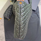 ICARE MAXI 58 SHOPPING BAG BLACK QUILTED LAMBSKIN