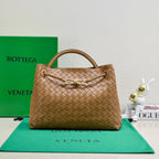 bv medium andiamo 32 brown lambskin