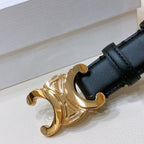CEL 25mm Teen Triomphe Belt Black Cowhide 176679