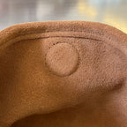 LARGE HOP 54 IN RUSSET BROWN LAMBSKIN