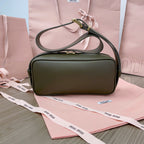 BAGUETTE BAG 24 IN KELP GREEN CALFSKIN