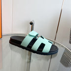 CHYPRE EPSOM Sandal Light Tiffany Leather