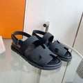 Genius Sandal Black Leather