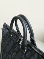 WEEKENDER 40 IN BLACK MAXI OBLIQUE JACQUARD