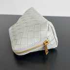 INTRECCIATO 16 BAG IN WHITE LAMBSKIN