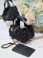 CD Small Toujours 23 Black Tweed 245636