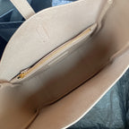 le 5a7 small 23cm dark beige calfskin
