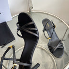 HIGH HEEL 65MM IN BLACK CALFSKIN