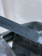 CEL Gold Buckle Belt 30mm Black Calfskin 176403