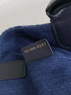 MEDIUM TOUJOURS 28 BLUE DENIM OBLIQUE JACQUARD
