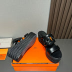 ITHEA 80 ESPADRILLE BLACK CALFSKIN