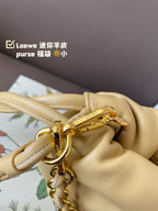 LOE MINI 18 FLAMENCO PURSE IN SAHARA NAPPA LAMBSKIN