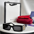 RECTANGULAR FRAME SUNGLASSES GG1425S IN ACETATE EMBOSSED LOGO