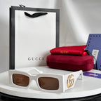 RECTANGULAR FRAME SUNGLASSES GG1425S IN ACETATE EMBOSSED LOGO