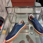 LP TENNIS WALK SNEAKERS NAVY CALFSKIN