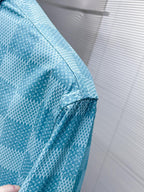 LV BLUE DAMIER LONG-SLEEVED SHIRT 238816