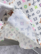 LV LONG-SLEEVED SHIRT IN WHITE MONOGRAM COTTON 238801